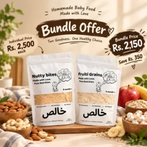 home made organic cerelac | Nutty Bites